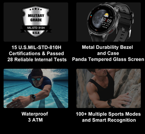 สมาร์ทวอทช์ DT G6 พร้อมฟังก์ชั่นโทรผ่านบลูทูธ ระบบติดตามเส้นทาง GPS หน้าจอ AMOLED 1.43 นิ้ว กันน้ำระดับ 3ATM รองรับโหมดกีฬามากกว่า 100 โหมด สำหรับวิ่งและเดินป่า - Product Image 6