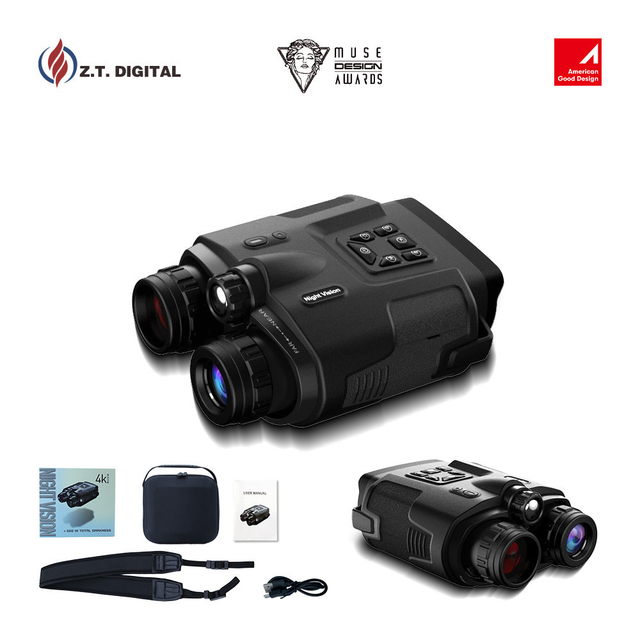 Hot Sale HD Night Vision Binoculars With Video Storage Playback Functions and 4K Video Best for Hunting Camping