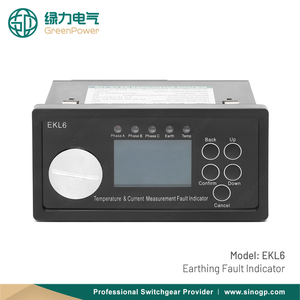 EKL6 Kurzschluss-Erdschluss anzeige Gerät Strom-und Temperatur messung Schaltanlage RMU-Panel Erdung fehler anzeige - Product Image 2