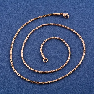 Delicado Collar Fino de Acero Inoxidable 316L con Cadena de Cable para el Cuello, Joyería Hip Hop para Hombre y Mujer, Accesorios, Regalo para Ella - Product Image 6