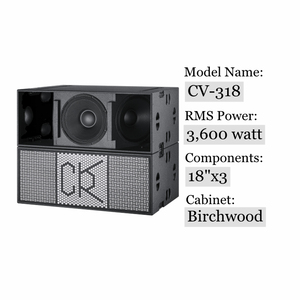 Bán buôn Chất lượng cao ngoài trời trong nhà chuyên nghiệp hệ thống âm thanh mảng dòng loa lớn hoạt động 18 inch loa siêu trầm - Product Image 3