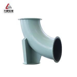 Индивидуальные локти с резиновой подкладкой 90 градусов изогнуты трубы и фитинги с фланцами - Product Image 2