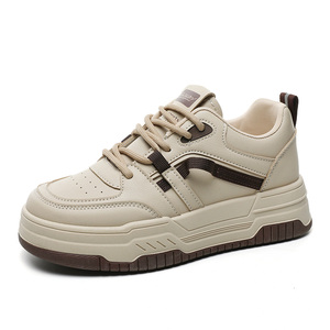 2026 LYKU Women's Shoes New Sports Leisure Board Shoes Thick-<b>soled</b> Breathable Anti-slip Lace-up Fashion Trend Summer Spring - Product Image 6