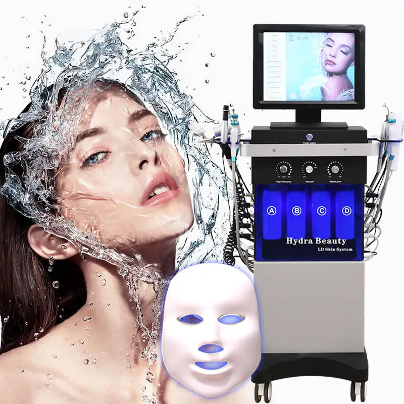 15 em 1 facial máquina hidrodermoabrasion facial multifuncional hydra beleza facial beleza máquina