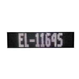 14 x 108 8mm Amber destination sign for small bus fleets