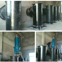 Pompe à écoulement axial verticale 350kw de pompe d'écoulement mixte de l'industrie d'écoulement axial 30kw