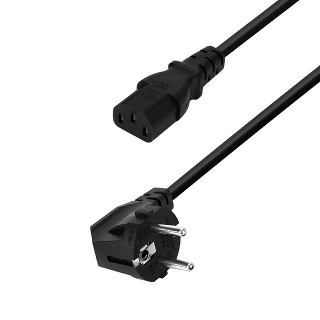 VDE CE Certificated EU European AC Power Cord 3Pin Male to IEC 320 C13 Female Plug 16A 250V AC Power Cable for Desktop Computer