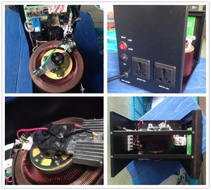 Ingle phase-estabilizador automático de regulador de voltaje, Servomotor de 220V S0000500V0001000A 151500V2000VA - Product Image 5