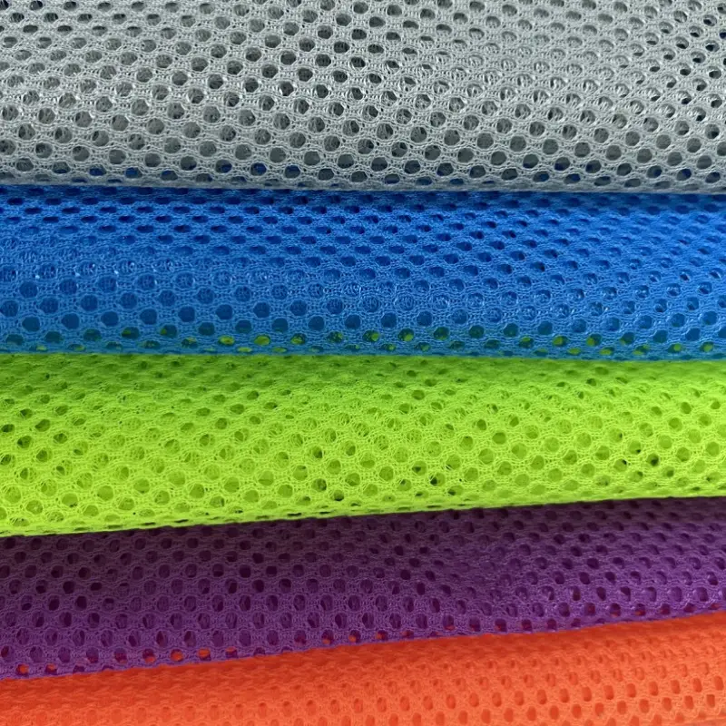 New Product Soft Thick, Breathable Heavy Seat Cover Polyester Spacer Breathable Shoe Lining 3d Air Spacer Sandwich Mesh Fabric/