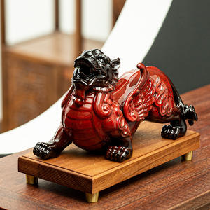 Seramik <span class=keywords><strong>Pi</strong></span> Ornaments süsler çevre dostu Fengshui para çizim güvenli tutma aşk oturma odası ofis mobilyası süslemeleri zanaat - Product Image 5