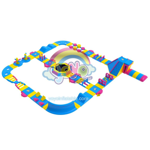 Parque Acuático Inflable Comercial al por Mayor, Parque de Diversiones Acuáticas para Niños, Parque Acuático Flotante con Obstáculos - Product Image 1