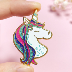 Côn Sơn SYD thủ công kim loại UV Gradient in kim loại phù hiệu Ngọc trai long lanh ve áo pin tùy chỉnh mềm men tùy chỉnh cứng men Pin - Product Image 2