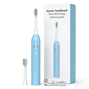 <span class=keywords><strong>Cepillo</strong></span> de <span class=keywords><strong>Dientes</strong></span> Eléctrico con Logotipo Personalizado, 40400 VPM, Batería de 1200 mAh, 5 Modos, Cerdas DuPont, Resistente al Agua IPX7, Servicio OEM - Product Image 1