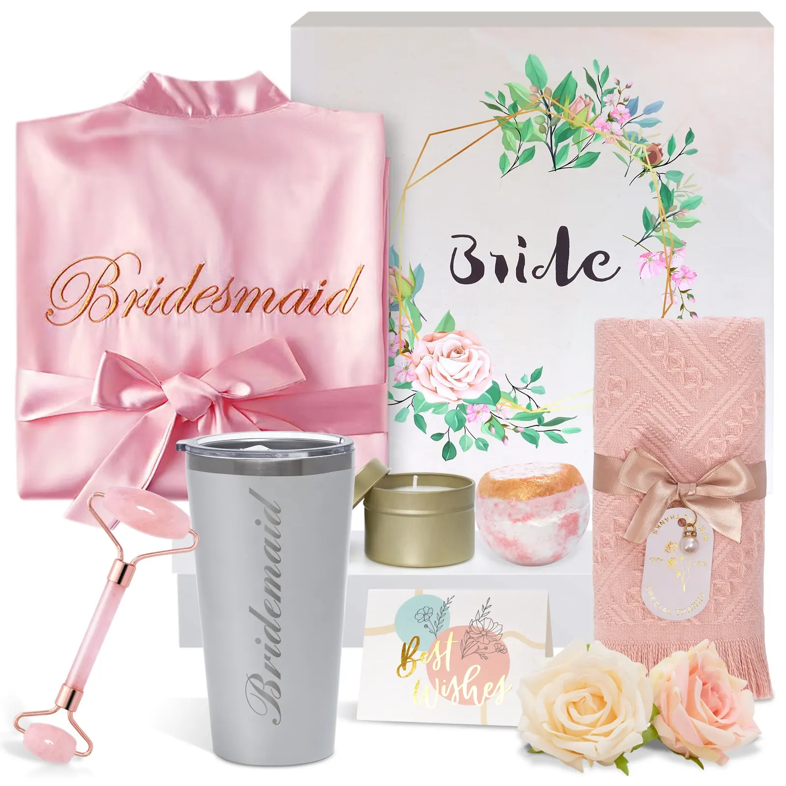 Set de regalos personalizados para novias Will you Be My Bride Maid, caja de regalo para invitados de boda, regalos de boda para parejas a granel