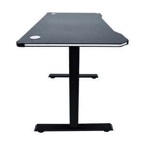 Mesa de juego ergonómica de altura ajustable de un solo motor eléctrico G11, superficie de MDF, tira LED colorida, diseño moderno para el hogar y la Oficina - Product Image 3