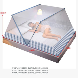 Mosquitera azul para bebé, ropa de cama, cuna plegable, verano, 100% poliéster, antimosquitos personalizable - Product Image 2