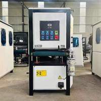 Huanhao 400mm 630mm 1000mm Ponceuse à bande industrielle pour métaux, machine de ponçage à large bande pour le travail des métaux, machine de polissage des métaux