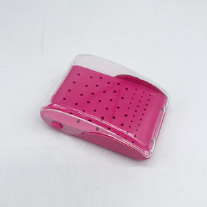 Apoya las transacciones transfronterizas de suministros dentales. Caja para brocas de 60 orificios, caja de almacenamiento para brocas, soporte de plástico para brocas, tapa de transporte. - Product Image 2