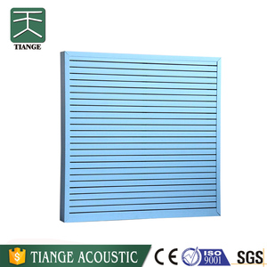 TianGe forma personalizzata riempito Owens Corning in fibra di vetro Acustico Absorber deflettore soffitto sospeso piastrelle <span class=keywords><strong>pannelli</strong></span> acustici per ufficio - Product Image 5
