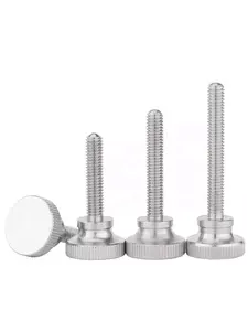 304 Stainless Steel High Head Knurled Bolt Handle Screw Screw Flat High Head Knurled Thumb Bolt