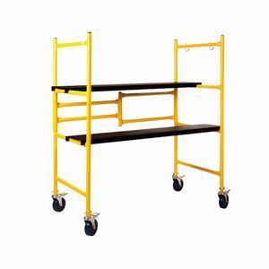 Einstellbare bewegliche Gerüst plattform Mehrzweck-Laderaum ausrüstung mit Sicherungs rädern - Product Image 2