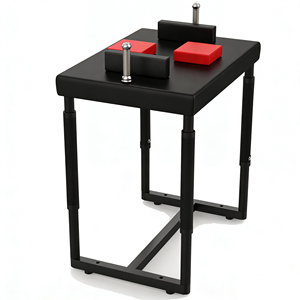 Mesa de Lucha de Brazos Compatible con WAF, Estructura de Acero Grueso, Protectores de <span class=keywords><strong>Codo</strong></span> Seguros para Competencia, Uso en Gimnasio y Entrenamiento en Casa - Product Image 6