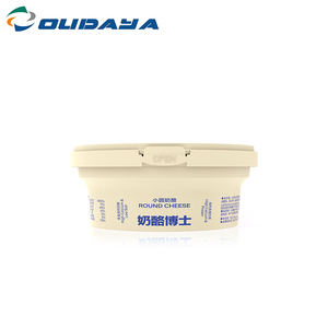 Contenedor de plástico IML para embalaje de yogurt, contenedor de plástico de 340ml y 300g para queso - Product Image 2