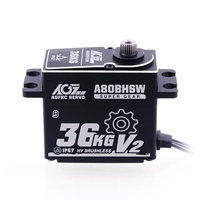 Moteur sans balais dédié Agf A80Bhsw-V2 pour voitures et bateaux télécommandés, engrenage de direction de 80g avec 6 canaux