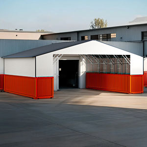 Structure en acier SGC3640-H260 <span class=keywords><strong>abri</strong></span> <span class=keywords><strong>de</strong></span> voiture conteneur extérieur <span class=keywords><strong>abri</strong></span> <span class=keywords><strong>de</strong></span> voiture à vendre toit étanche stockage temporaire - Product Image 1