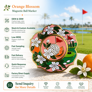 Double-Sided <b>Golf</b> Ball Marker Magnetic Removable Design for Club Souvenir Tournament and Retail Shops - Product Image 6