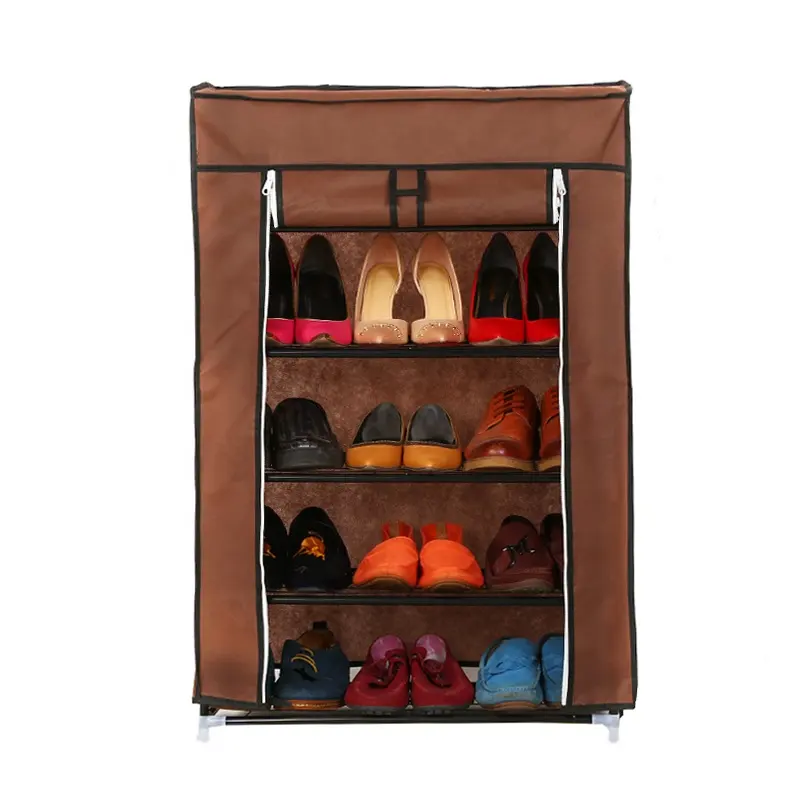Estante de zapatos de alta calidad, muebles de dormitorio hechos a medida, armario de zapatos plegable de fábrica