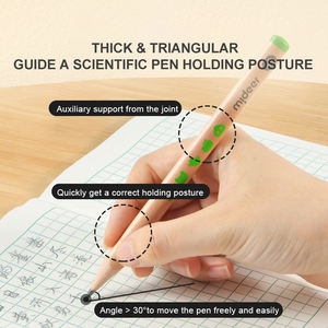 Mideer MD0169 Crayon d'illumination Triangle grossier 4B crayons pour enfants - Product Image 4