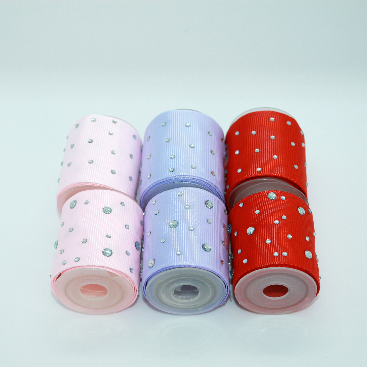 Plain Color Diamond Grosgrain Ribbon 1.5 Inch 5 Yards Width Length Custom Ribbon DIY Craft Accessory Ribbons