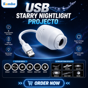 Wholesale Starry Sky Night <strong>Light</strong> With Touch Control Adjustable Focus Lens For Bedroom Dimmable - Product Image 1