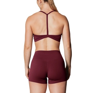 Sujetadores Deportivos de Talla Grande para Mujer, Sensación Desnuda, Logotipo Personalizado del Proveedor Mayorista, Transpirables, con Tirantes, Estilo Simple para Gimnasio - Product Image 4
