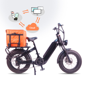 จักรยานไฟฟ้าส่งอาหารขนาดยาง 20 นิ้ว พร้อมระบบติดตาม GPS 4G IoT และปลดล็อคด้วย NFC สำหรับผู้บริหารกลุ่มรถจักรยานยนต์ RE04 ดีไซน์เฉพาะสำหรับการเช่า - Product Image 1