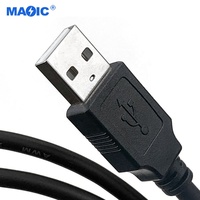 Cable USB macho A macho, conector usb 2,0 A Mini de 5 pines B, cable mini usb, cable de carga con fecha para cámara de teléfono Android, reproductor de MP3