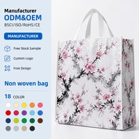Sac fourre-tout personnalisé en non-tissé laminé pour librairie, imperméable, avec impression de logo, réutilisable, écologique, fournisseur en gros pour bibliothèques