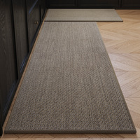 Tapis de cuisine en lin de qualité supérieure, base en caoutchouc résistante à l'usure, dimensions personnalisées, un incontournable pour la maison