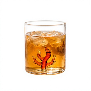 Handmade Borosilicate 320ml Clear Drinking Tumblers Lead-Free Whisky <b>Water</b> Juice <b>Glasses</b> Reusable Bulk - Product Image 2