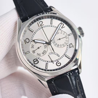 Collection de montres de luxe unisexe, automatiques, mécaniques, avec réserve de marche, boîtier en acier inoxydable, résistance à l'eau 50 bars, calendrier complet