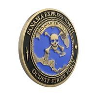 Moneda de pirata personalizada, réplica de metal, oro falso, venta al por mayor