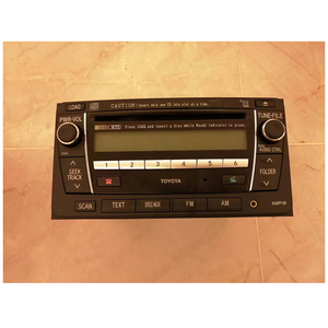 Pour Toyota Corolla Prado LANDCRUISER, écran tactile d'origine démonté, <span class=keywords><strong>lecteur</strong></span> <span class=keywords><strong>CD</strong></span>, panneau anglais, <span class=keywords><strong>radio</strong></span> - Product Image 5