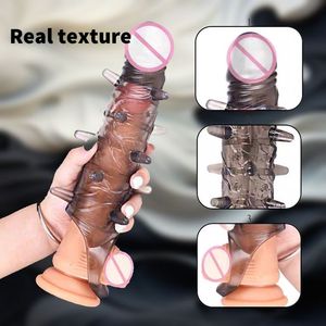 XlN Weicher Realistischer Wolfzahn-Stimulator Neues Modell Silikon-<span class=keywords><strong>Penis</strong></span>-<span class=keywords><strong>Dildo</strong></span> 100% Wasserdicht Erwachsenen-<span class=keywords><strong>Masturbator</strong></span> für Frauen - Product Image 3