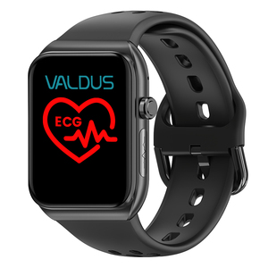 VALDUS Montre Intelligente Santé ECG, Mesure, Appel BT, Photo à Distance, Étanche IP65, Rappel Santé Féminine VE30 Smartwatch - Product Image 1
