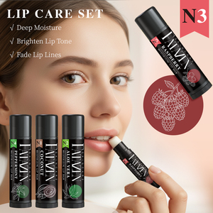 OEM Intense Nourish Repair Chapped <b>Lips</b> Deep Moisture Tone Anti Wrinkle <b>Lip</b> Line Portable Aloe Coconut Oil Beeswax <b>Lip</b> Balm set - Product Image 2