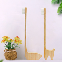 Cepillo de Dientes de Carbón de Bambú Biodegradable Natural P-32 Fashion, Ultra Suave, con Estuche