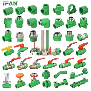 IFAN PPR phụ kiện đường ống phụ kiện hệ thống ống nước plomberie pn25 khuỷu tay TEE khớp nối Union nhựa đường ống dẫn nước Vật liệu PPR phụ kiện - Product Image 6