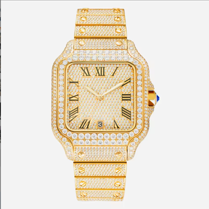 นาฬิกาข้อมือสไตล์ฮิปฮอปแบบอัตโนมัติหรูหราสำหรับผู้ชาย ประดับด้วยเพชรโมอิสซาไนต์ VVS - Product Image 2
