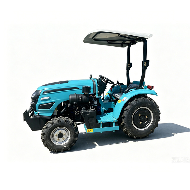 Free Shipping 50HP Mini 4WD Tractor Compact Greenhouse Orchard Tractor 4x4 Diesel Farm Tractor